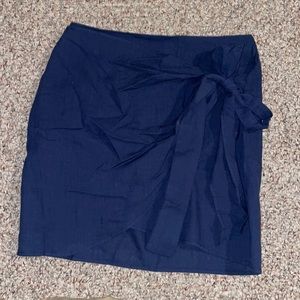 Navy tie skirt